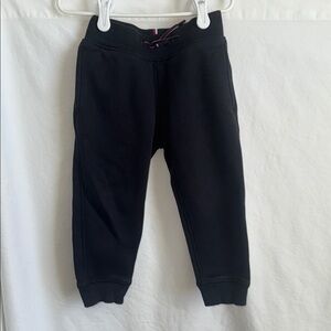 Tommy Hilfiger Black Sweatpants with Red, White and Blue Accents